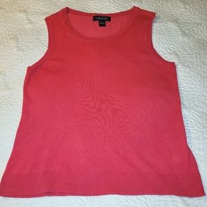 ❤️ Vintage Sleeveless silk blend top - L